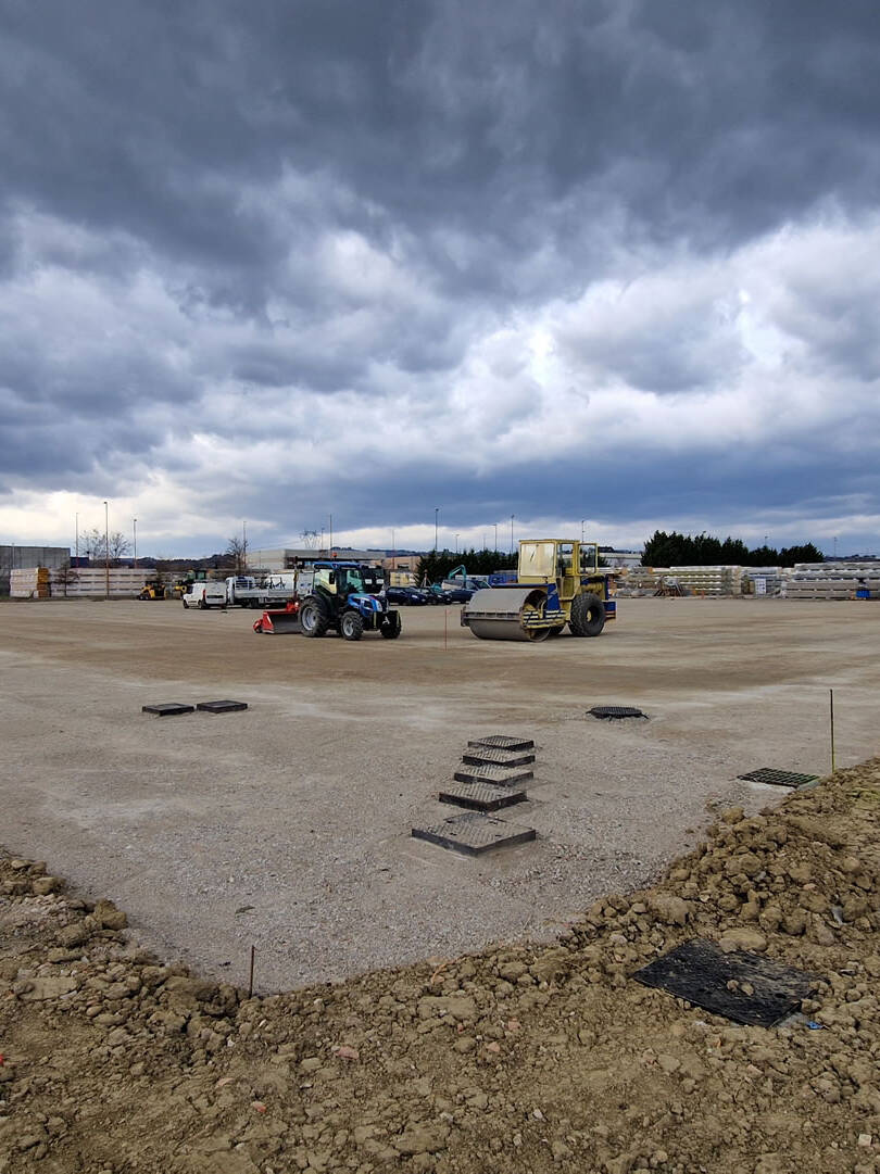 Realizzazione piazzali e strade a Cesena